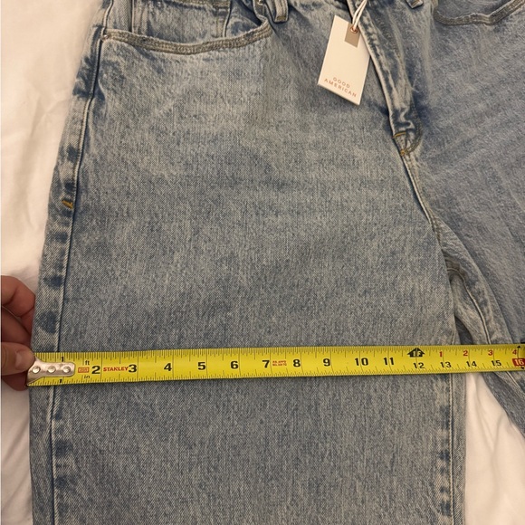 Good America Good 90s High Waisted Loose nonstretch Jeans *New with tags - Picture 10 of 10